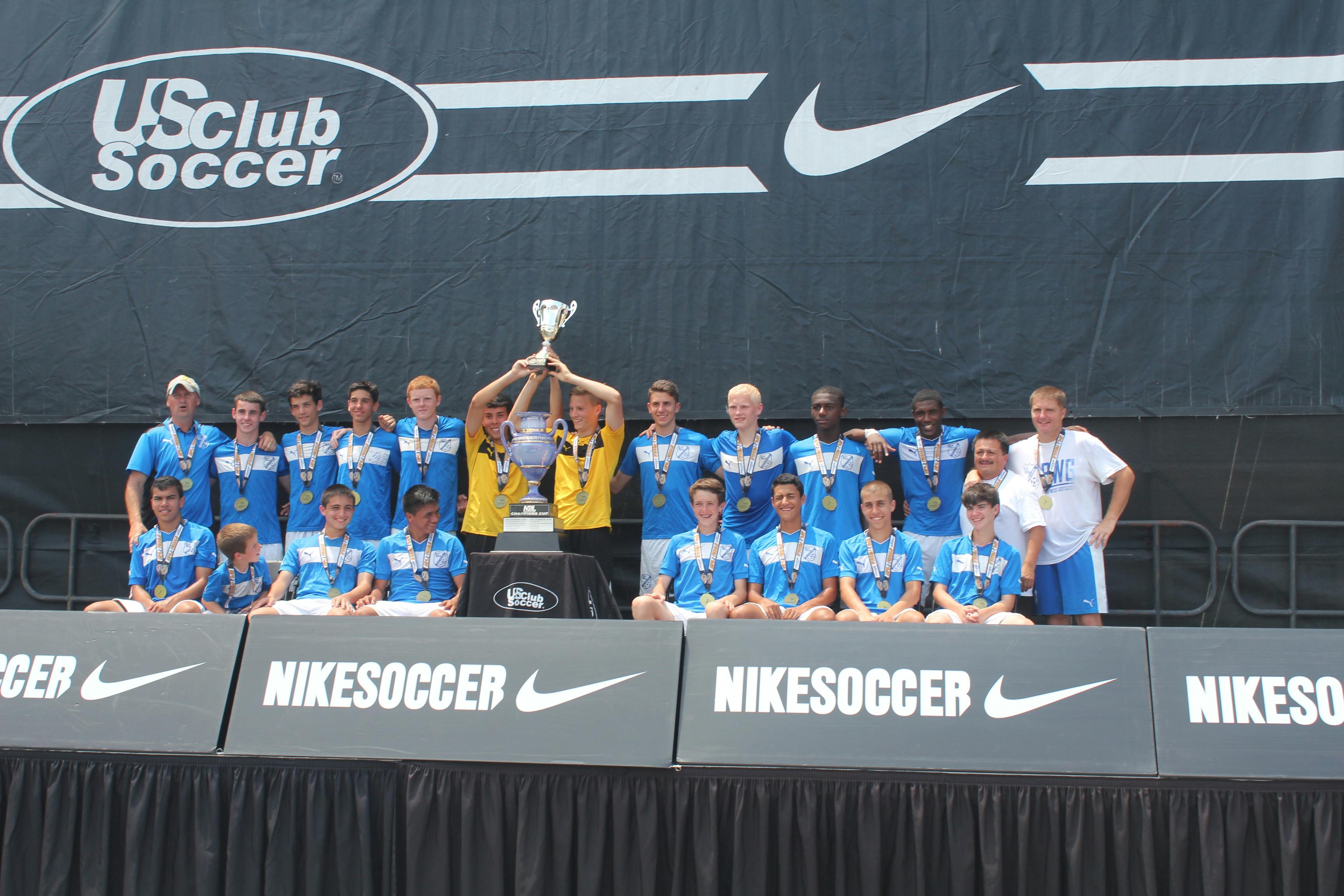 Our 1998's managed to secure the most desired trophy in the USA in 2014, The US Club Championship.